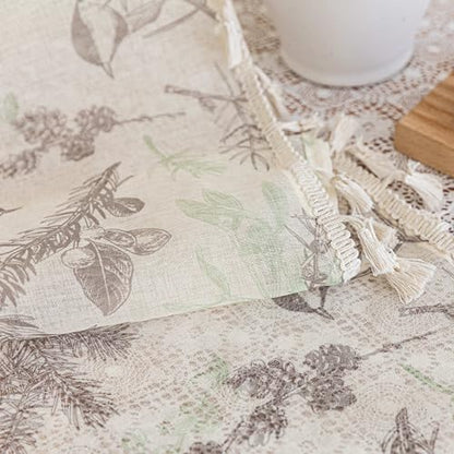 Birds Sheer Curtains 54 inch Long, Fringed Edges and Textured Semi Sheer Curtains Large Window Treatments for Living Room/Bedroom, 2 Panels - color: Birds, size: 52"W x 54"L (Pack of 2)