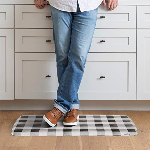 GelPro Premium Gel + Foam 3/4" Thick Anti-Fatigue Floor Mat 20" x 36" - color: Farmhouse Onyx, size: 36"L x 20"W x 0.8"Th