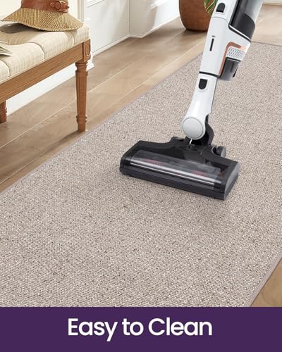 DEXI Hallway Runner Rug 30x84, Non Slip Long Rug for Entryway, Beige - color: Beige, size: 30" X 84" (Runner)