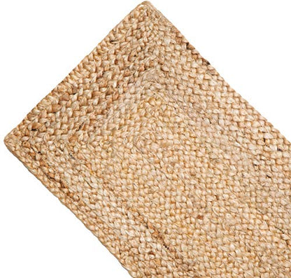 COTTON CRAFT Jute Braided Table Runner - 13x36 inches Natural Table Runner - color: Natural, size: 13x36 Inches
