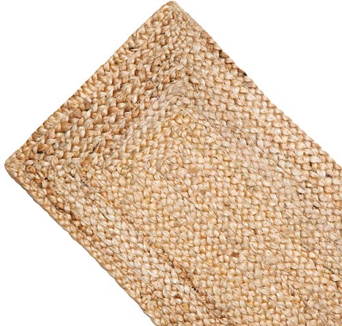 COTTON CRAFT Jute Braided Table Runner - 13x36 inches Natural Table Runner - color: Natural, size: 13x36 Inches
