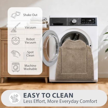 Extra Soft Bathroom Rug 24" x 36", Bath Mat, Throw Rug for Kitchen - color: Brown, size: 24" x 36"