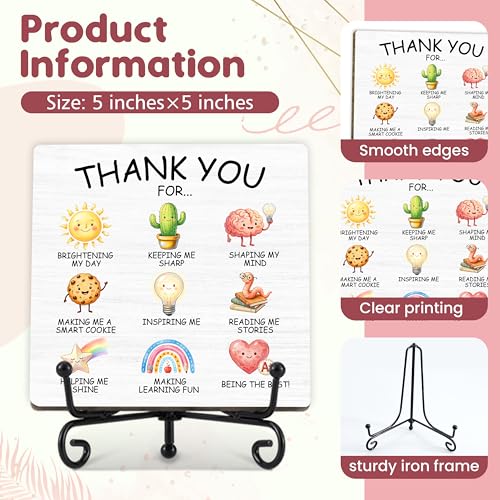 Teacher Appreciation Gifts, Back To School Gifts for Students - color: Teacher Thank You Art