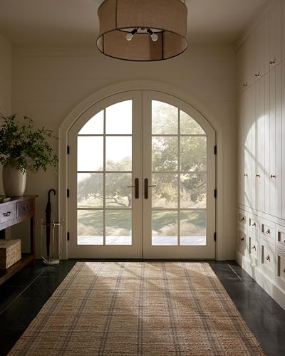 Loloi Chris Loves Julia Judy Natural/Stone 2'-6" x 7'-6" Runner Rug - color: Natural / Stone, size: 2'6" x 7'6" (Rectangular)
