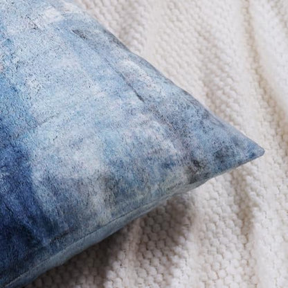Throw Pillow Covers for Couch, 24x24 Inch, Set of 2, Grey Blue - color: Blue and Grey, size: 24" x 24" (Pack of 2)