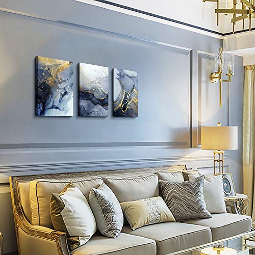 DZRWUBHS Abstract Wall Decor for Living Room Large Canvas Wall Art for Bedroom Abstract Ink Wall Painting Artworks Hang Pictures for Office Decoration Home Decor Posters Art 16x24 inch 3 Piece - color: Abstract Line Painting Canvas, size: 16x24inches*3pcs