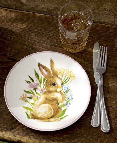 Lenox Bunny 4-Piece Easter Accent Plates, Appetizer Plate Set for 4 - style: Accent Plates