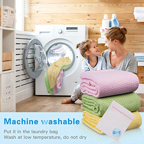 AmyHomie Cooling Blanket Queen Size 90"x90", 100% Rayon Derived from Bamboo - color: Green, size: Queen (90"x90")