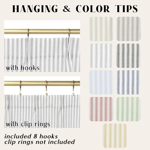 Lino Rosa RV Curtains for Camper Windows Bottom Bunk Bed,Privacy Sheer Linen Cafe Boho Curtains 2 Panels for Kitchen 20 Inch Length Light Grey - color: Grey, size: 24"W x 20"L (Pack of 2)