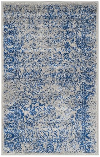 SAFAVIEH Adirondack Accent Rug 2x3, Grey & Blue ADR109A - color: Grey/Blue, size: 2' x 3' (Rectangular)