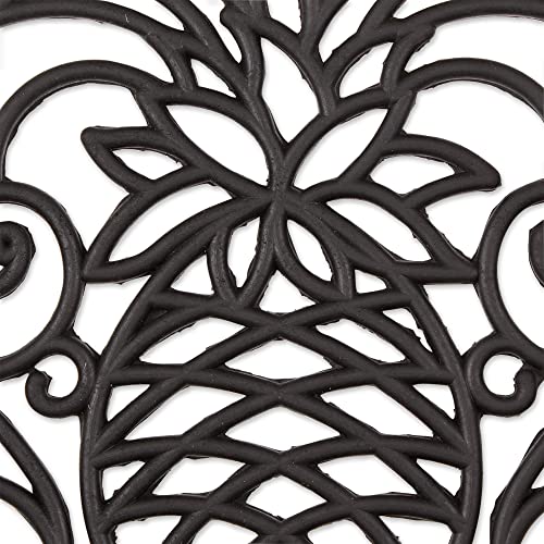 DII High Traffic All-Weather Rubber Doormat, 18x30, Welcome Scroll - color: Pineapple Scroll, size: 1'6" x 2'6" (Rectangular)