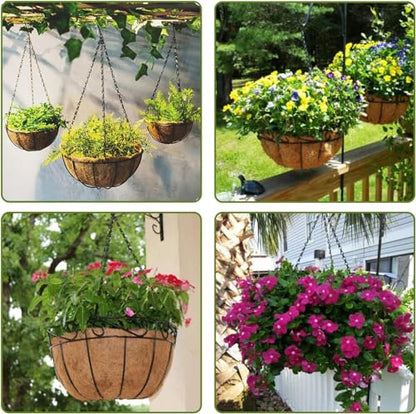 Heybe Hanging Baskets Chains 23 Inches 3 Leads Hanging Chains Flower Pot Hanger Replacement Plant Hangers for Planters and Lanterns, Pack of 3 (3 Legs) - style: 3 Legs