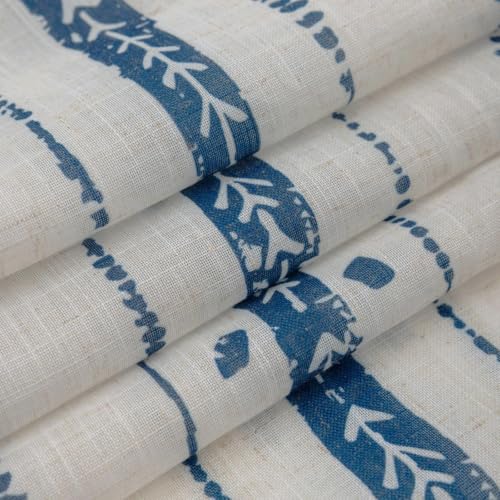 Blue Boho Curtains for Living Room with Tassel 72 Inch 2 Panels - color: T-blue, size: 52"W x 72"L (Pack of 2)