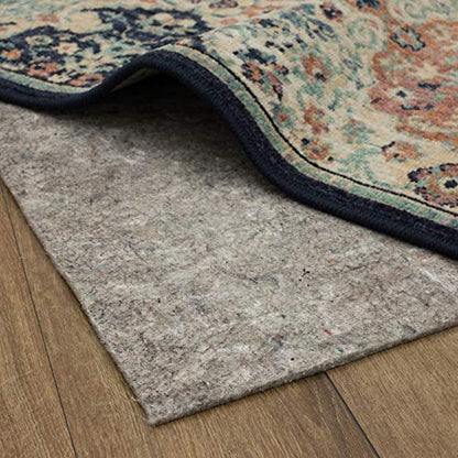 Mohawk Home Non Slip Rug Pad 5' x 8'- 1/4" Thick Felt + Latex Rubber Gripper - Dual Surface Cushion for Hardwood, Carpet, Tile Floors, Made in USA - size: 5' x 8' (Rectangular), style: 1/4 Inch Dual Surface Rug Pad