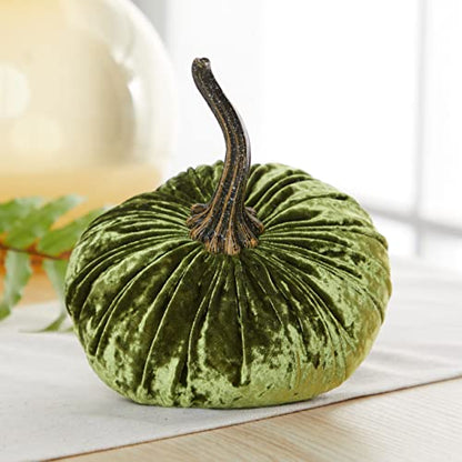 Your Heart's Content Luxe Clover 6.25 inch Velvet Pumpkin (Luxe Clover) - color: Luxe Clover