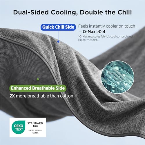 Bedsure Silky Soft Cooling Blanket Full Size, 80"x90", Dark Grey - color: 01- Dark Grey, size: Full (80" X 90")