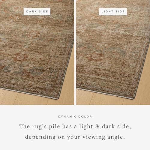 Loloi Magnolia Home Junie Spice/Multi 2'-7" x 8'-0" Runner Rug - color: Spice / Multi, size: 2'7" x 8' (Rectangular)