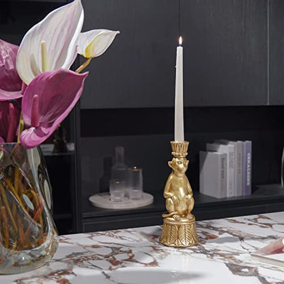 Guichifun Monkey Candle Stick Holder Table Decor - color: Monkey