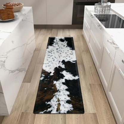Tyrot Cowhide Kitchen Mat Cushioned Anti Fatigue, 17.3x60 - size: 59"L x 17.3"W x 0.5"Th