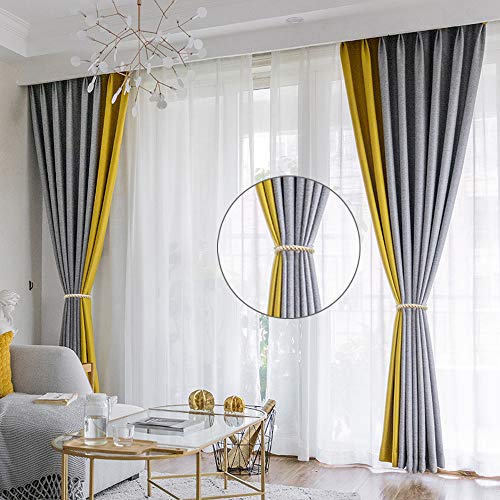Curtain Tiebacks Ropes, 6pcs Decorative Handmade Tie Backs Curtain Holdbacks Holders Cord for Window Sheer Drapes Indoor Outdoor, Beige - color: Beige, size: 6pcs