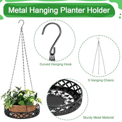 OwnMy 11" Plant Hanger Indoor Outdoor, Hanging Planter for Indoor Plants - size: 11 Inch