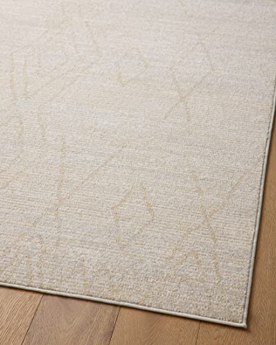 Loloi Kamala Natural/Mist 2'-7" x 12'-0" Runner Rug - color: Natural / Mist, size: 2'7" x 12' (Rectangular)