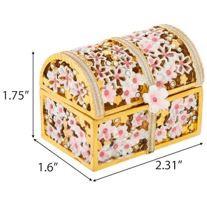 Hobby Lobby Floral Treasure Mini Jewelry Box, Tinket Box - color: Floral Treasure