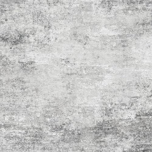 Washable 3x8 Hallway Runner Rug: Abstract Non Slip Rugs for Bedroom Grey - color: Grey, size: 3' x 8' (Runner)