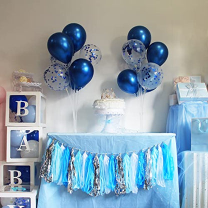 ZJDHPTY 4Set Blue Balloon Stand Table Centerpieces Party Decor - color: Blue 4
