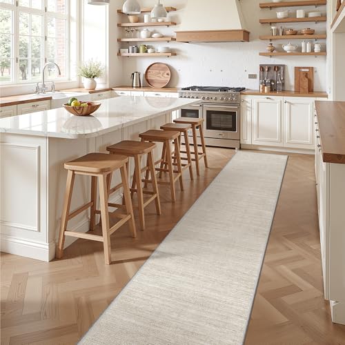 Valenrug 2x10 Runner Rug Non Slip, Washable Rug Runners for Hallways, Beige - color: 01-beige, size: 2' x 10' (Runner)