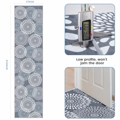 StepRite 2.5x8 Hallway Runner Rug, Washable Non-Slip Kitchen Rug Rug - size: 2'6" x 8' (Rectangular)
