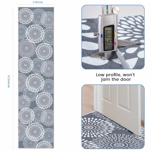 StepRite 2.5x8 Hallway Runner Rug, Washable Non-Slip Kitchen Rug Rug - size: 2'6" x 8' (Rectangular)