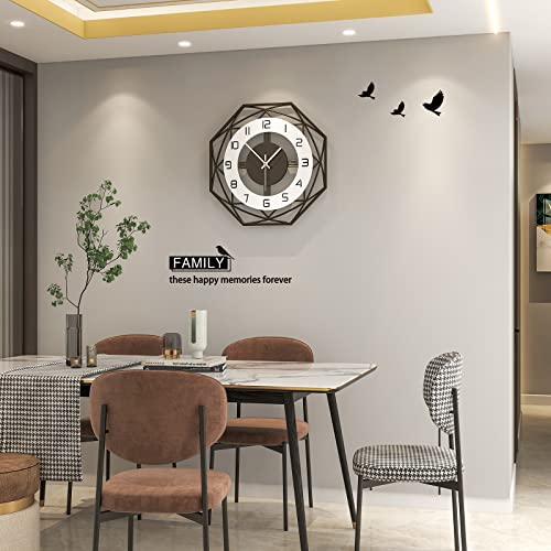 Large Wall Clocks for Living Room Decor Modern Analog Wall Clock - size: 20 inch