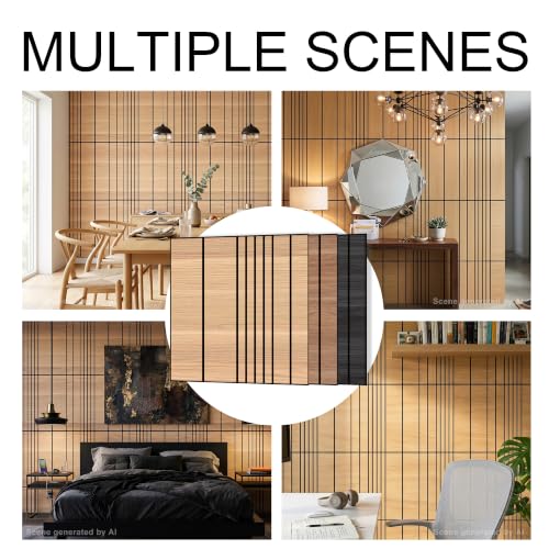 WoveN SounD Acoustic Wall Panels, Natural Oak, 8 Pack, 23.6x23.6 in - color: Natural Oak, size: VariSlat