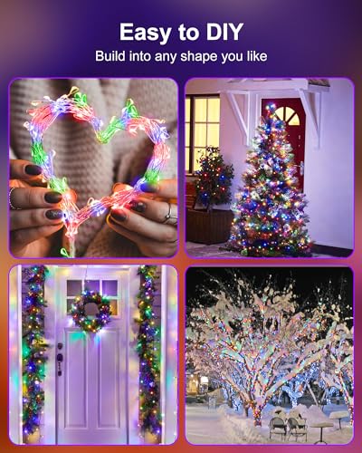 Minetom Fairy Lights Battery Operated, Twinkle String Lights 5ft 60LED - color: Multicolor