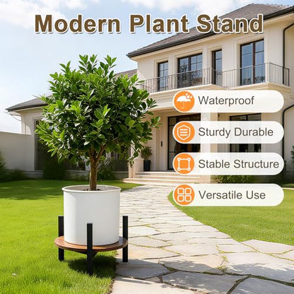 Vigordream Plant Stand Indoor, Heavy Duty Sturdy Metal Plant Pot Holder - size: Large (2pack)