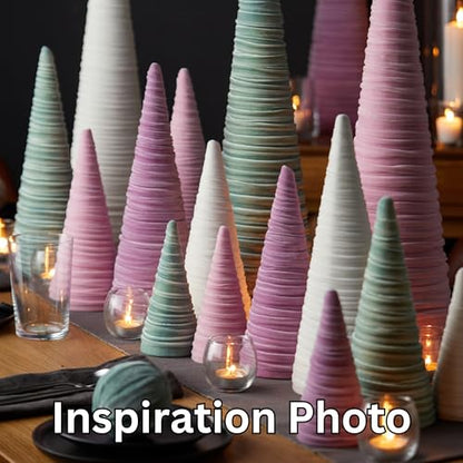 Your Heart's Content Blush Velvet Trees Set of 4, Cozy Bookshelf Teen Girl, Coquette Room Decor, Aesthetic, Valentine Table Accent, Pink Cozy Mantel, Tabletop Tree (Blush) - color: Blush