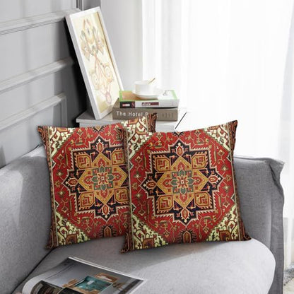 Britimes Throw Pillow Covers Set of 2, 18 x 18 Inch, Abstract Aztec - color: Ethnic Tribal 27, size: 18" x 18" (Pack of 2)