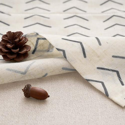 jinchan Arrow Linen Valance 18 Inch Modern Boho 1 Panel Black on Linen - color: Arrow | Black on Linen, size: 50"W x 18"L (Pack of 1)