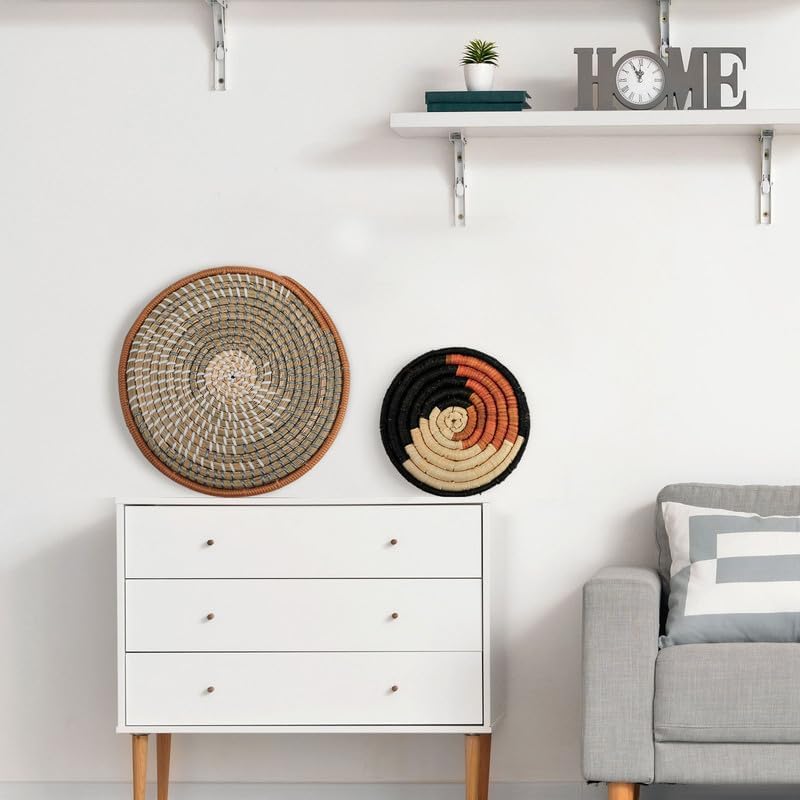 Tatuo 11 Pcs Boho Wall Basket Decor Woven Wall Hanging Art, Classic - style: Classic