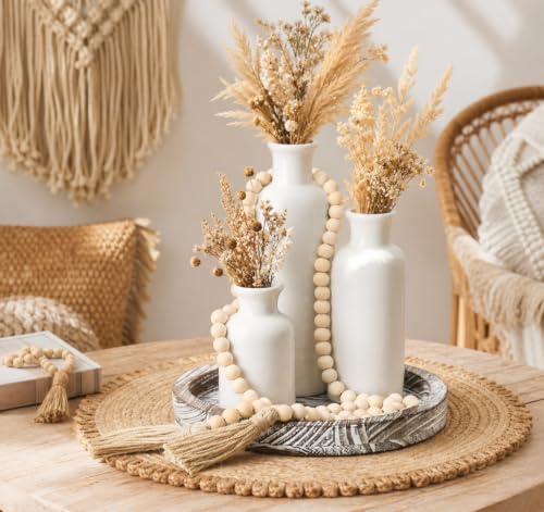 5 Pcs Coffee Table Decor Set, Gray White - color: Gray White
