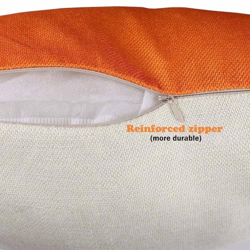 ONFAON Thanksgiving Turkey Pillow Covers, Fall Pillow Covers 18x18 Set of 4 - color: Fall 09