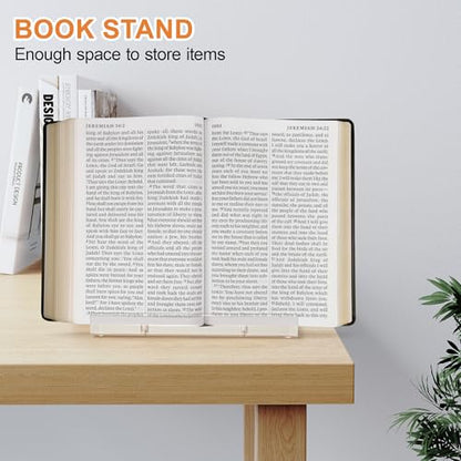CHEPULA Clear Plate Stands for Display, Acrylic Display Stand