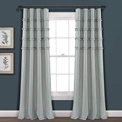 LLPJS Curtain Rings with Clips, 1.26 inch ID, 100 Pack, Black - color: Black, size: 1.26" I D Set of 100