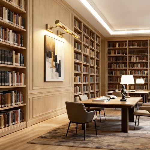 30 inch Picture Lights for Wall Hardwired Brass Picture Light - color: Brass, size: 30in