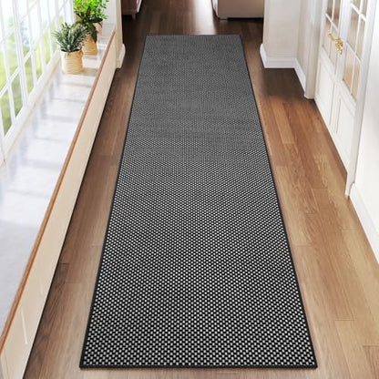 YDKGL Hallway Runner Rug Extra Long Kitchen Runner Washable Black 2x8 ft - color: Black, size: 2' x 8'
