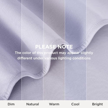Bedsure Silky Soft Cooling Blanket for Hot Sleepers, Throw XL, Lavender - color: 04- Lavender, size: Throw Xl (50" X 70")