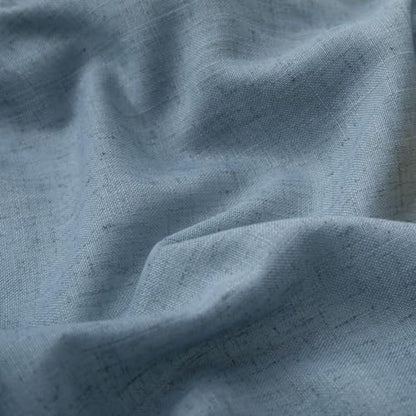 Rod Pocket Linen Blend Sheer Curtains for Living Room-Stone Blue-52 by 63 - color: Stone Blue, size: 52"W x 63"L (Pack of 2)