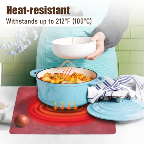 UnivoColors Placemats,Heat Resistant Placemats Set of 4 Washable 12x17 Inch,Waterproof Table Mats,Wipeable Pu Place Mats for Kitchen,Dining Room. Yellow. - color: Washed Yellow