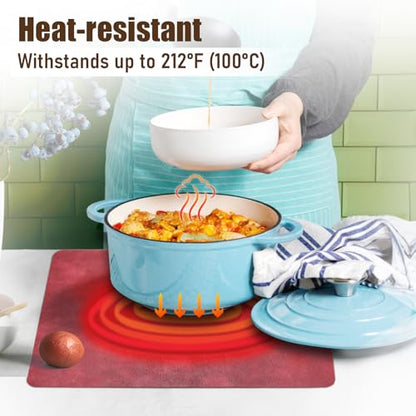 UnivoColors Placemats,Heat Resistant Placemats Set of 4 Washable 12 x 17 Inch,Waterproof Table Mats,Wipeable Pu Place Mats for Kitchen,Dining Room.Beige - color: Washed Beige